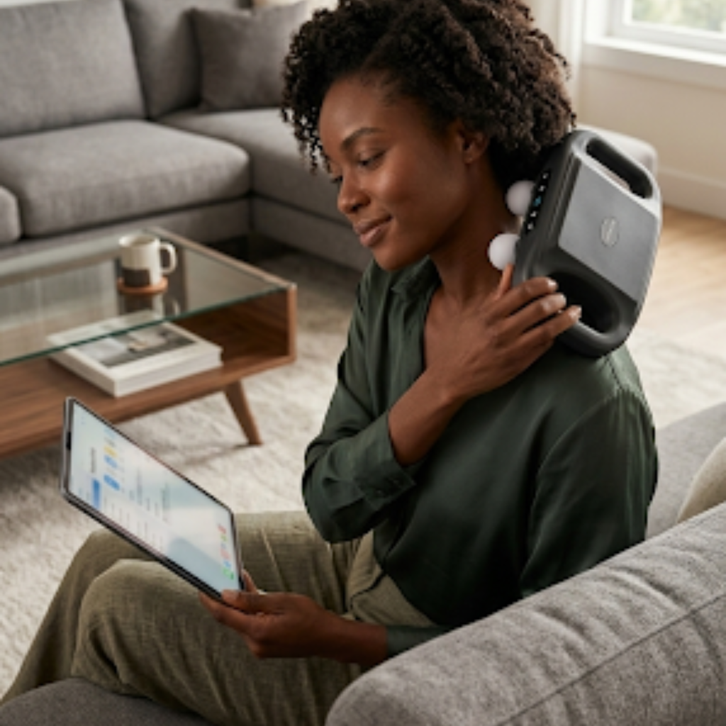 Masseur Vibrant Pro 4D — Relax Pro Gabon