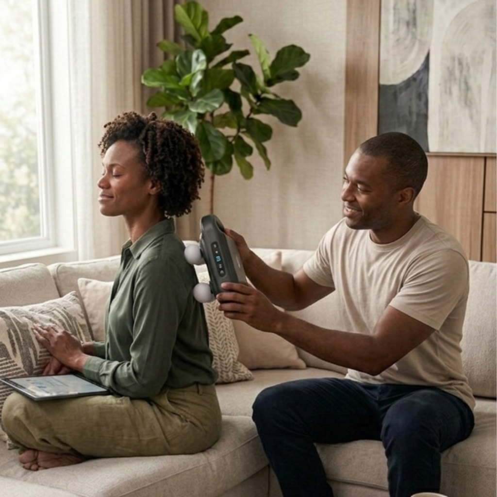 Masseur Vibrant Pro 4D — Relax Pro Gabon