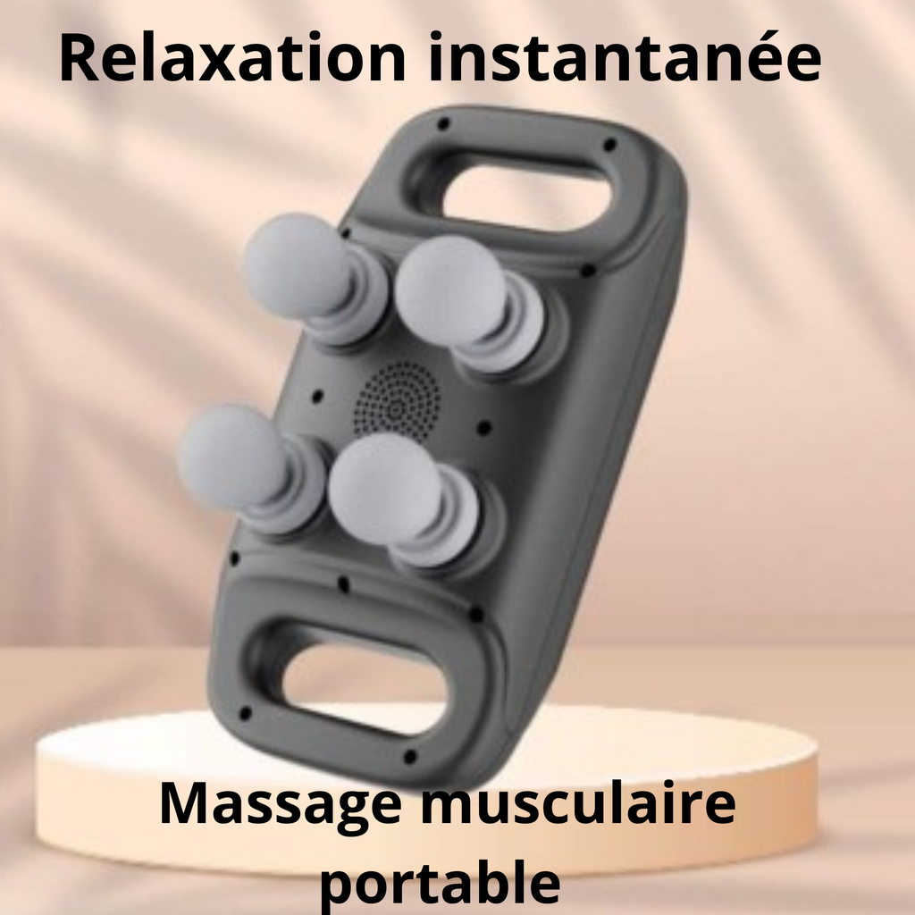 Masseur Vibrant Pro 4D — Relax Pro Gabon